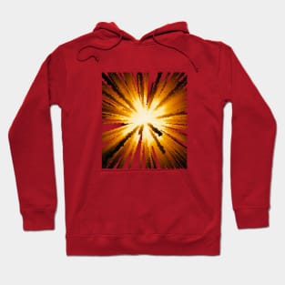 Yellow star explosion. Hoodie